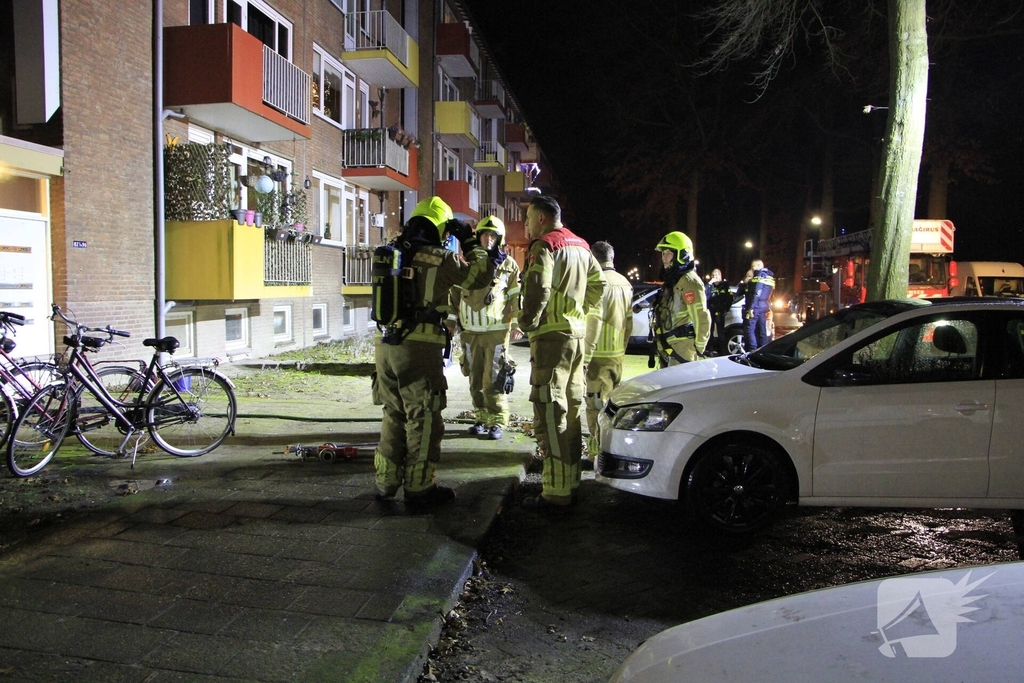 Woningbrand leidt tot ontruiming van appartementen