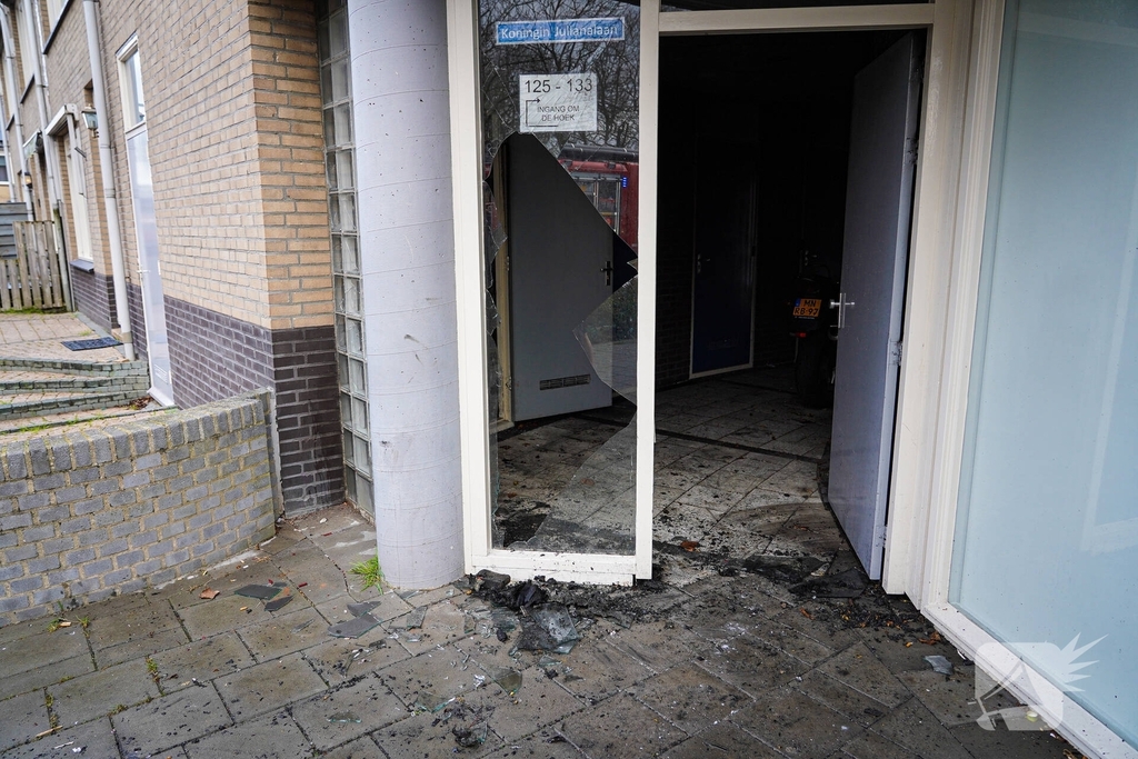 Snelle inzet bij brand in berging