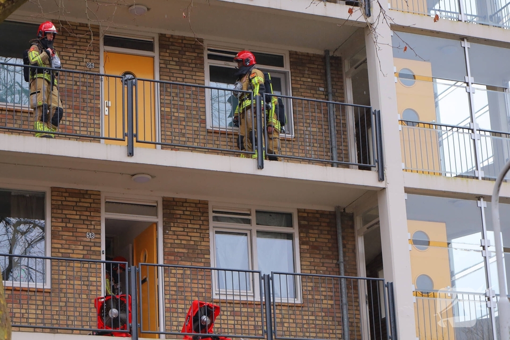 Vuurwerk veroorzaakt brand op balkon
