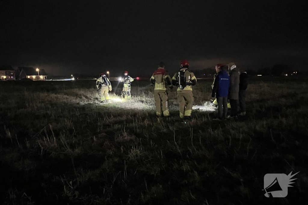 Brandweer reageert op brandmelding en brandstichting