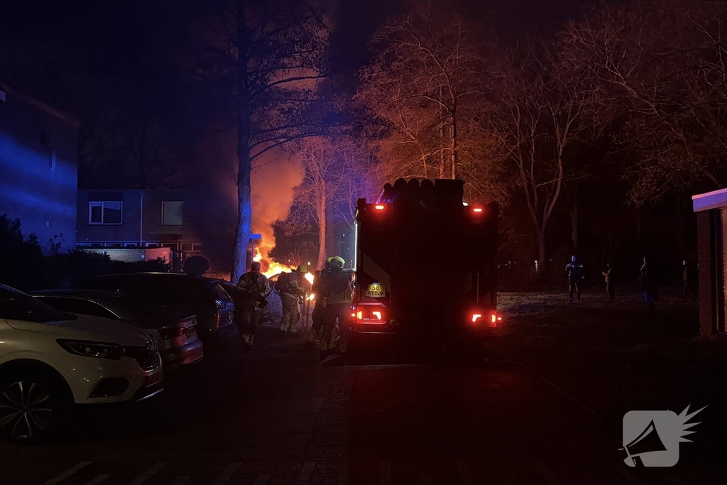 Brand verwoest meerdere auto's