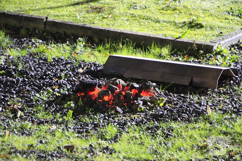 Schoorsteenbrand geblust in woning