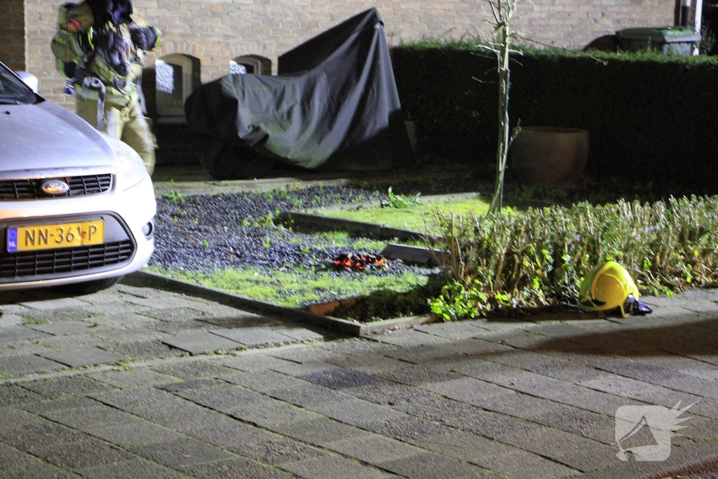 Schoorsteenbrand geblust in woning