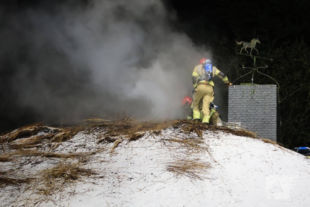 Opnieuw brand op dak van woning