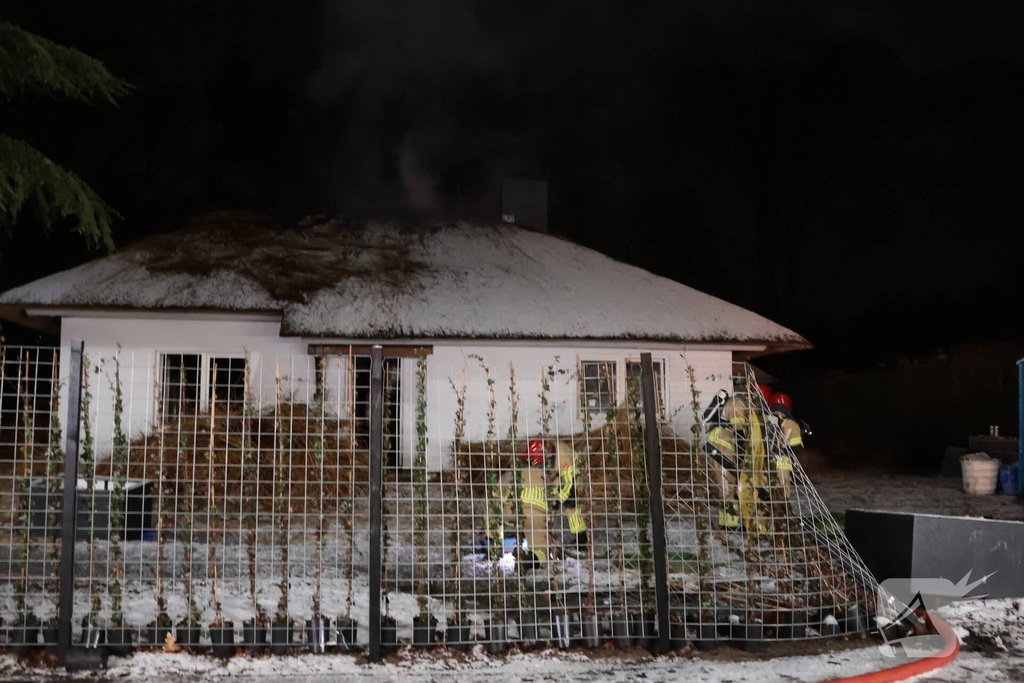 Opnieuw brand op dak van woning