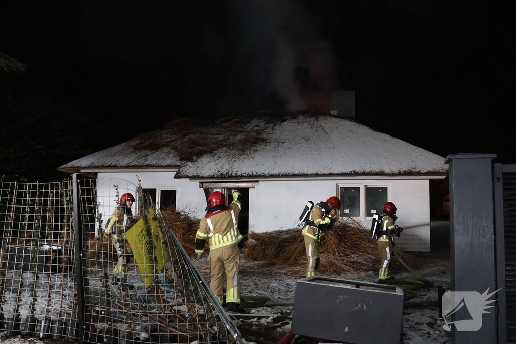 Opnieuw brand op dak van woning