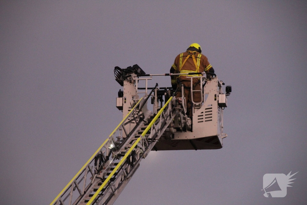Brand in schoorsteen snel geblust
