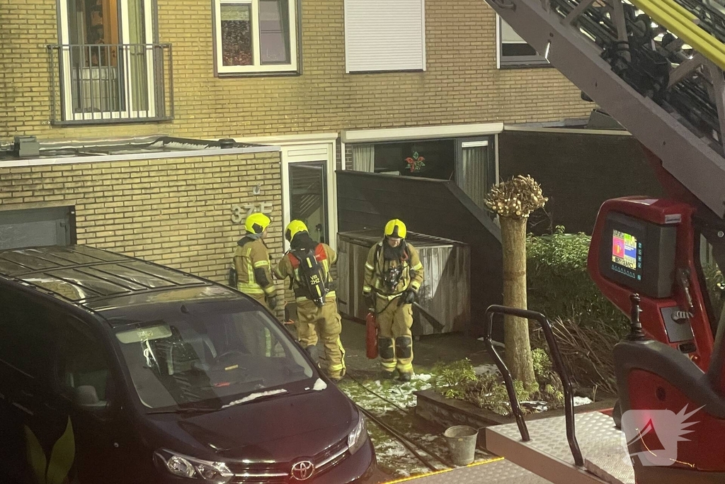Brand in schoorsteen snel geblust