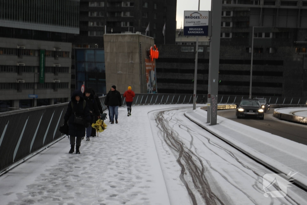 Sneeuval zorgt voor alerte weggebruikers