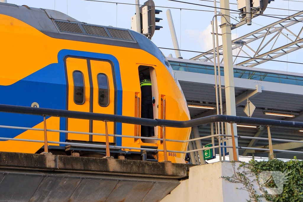 Aanrijding tussen persoon en trein veroorzaakt verkeersstremming
