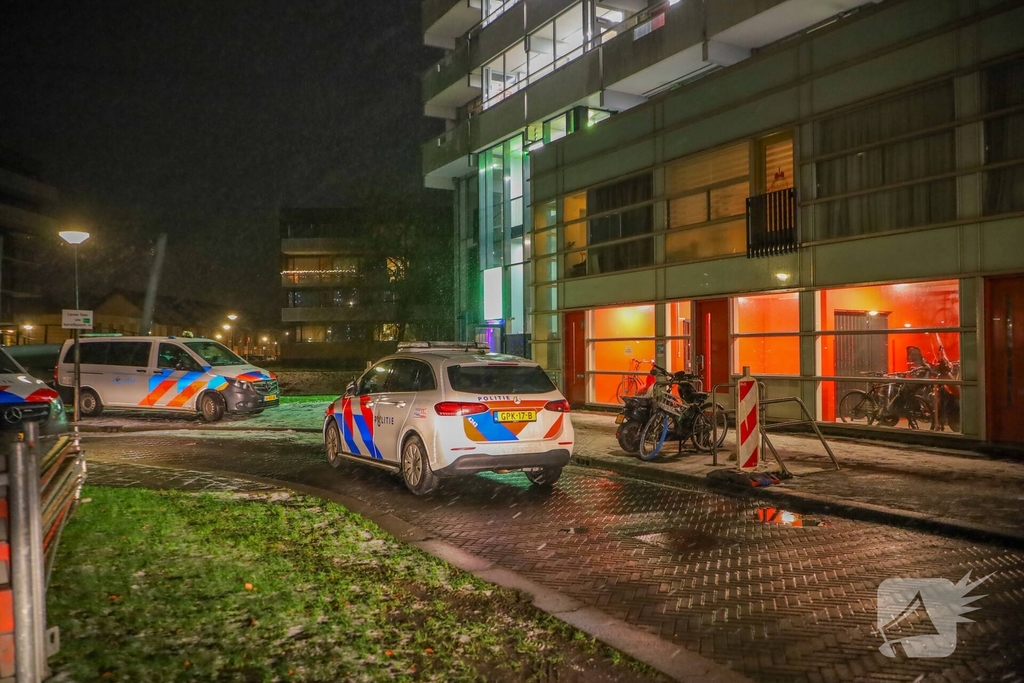 Overval op woning leidt tot brand