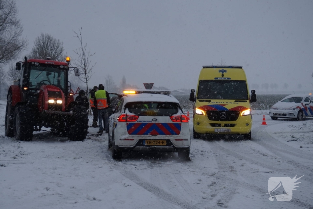 Traumahelikopter ingezet na ongeval