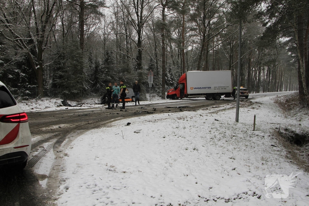 Ongeval met gewonden door botsing tussen voertuigen