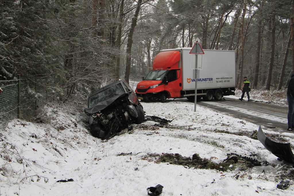 Ongeval met gewonden door botsing tussen voertuigen