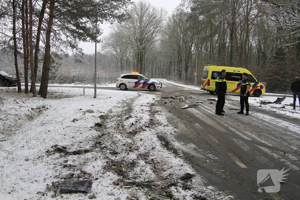 Ongeval met gewonden door botsing tussen voertuigen