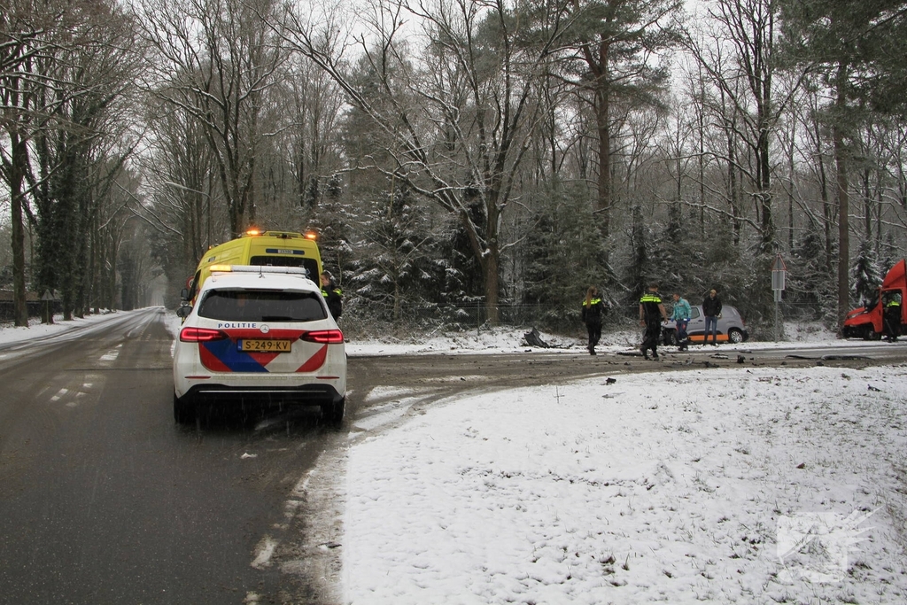 Ongeval met gewonden door botsing tussen voertuigen