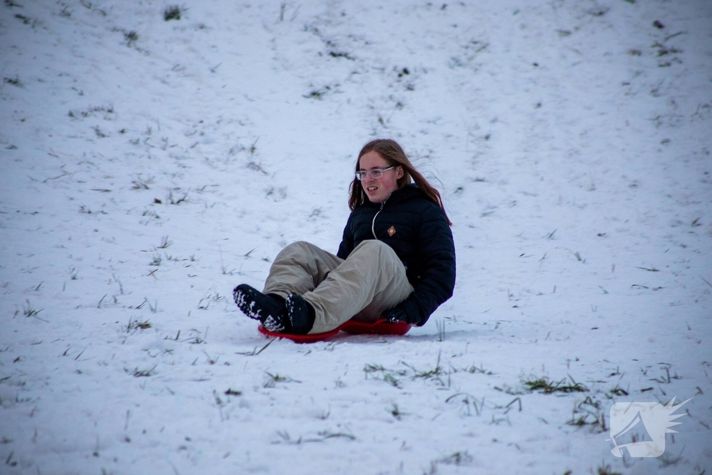 Sneeuwpret voor dier en mens