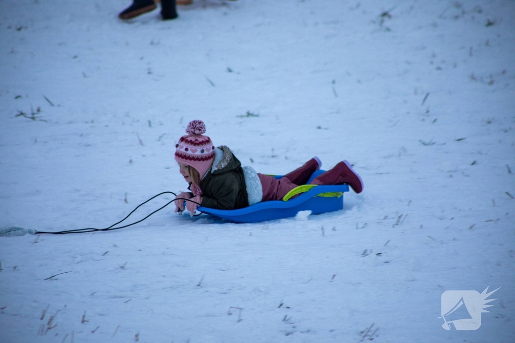 Sneeuwpret voor dier en mens