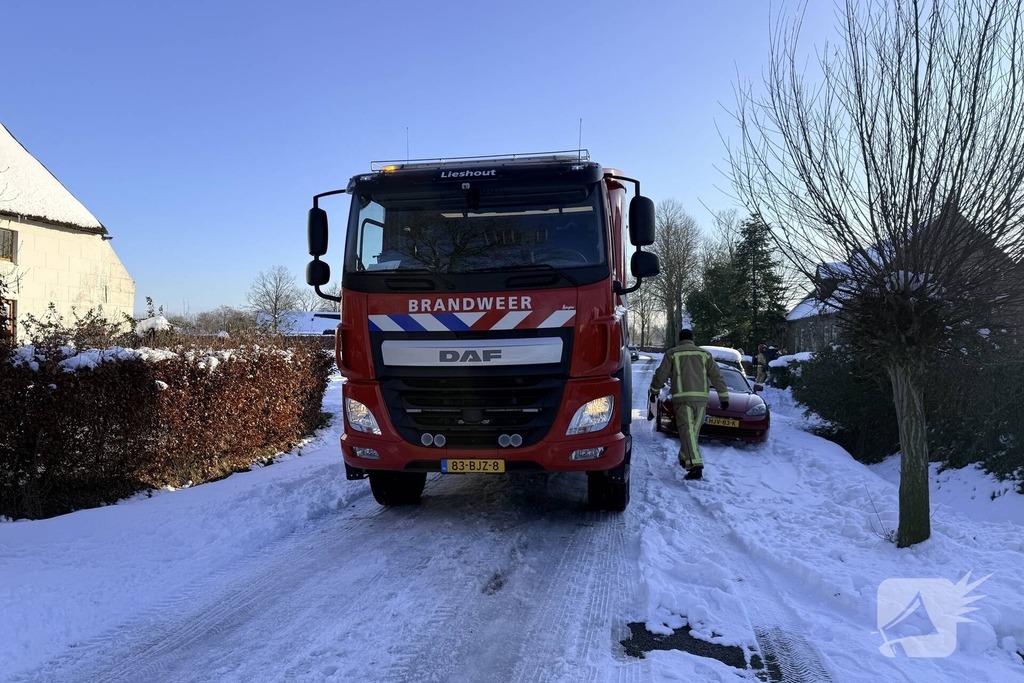Brand in woning leidt tot hulpverlening