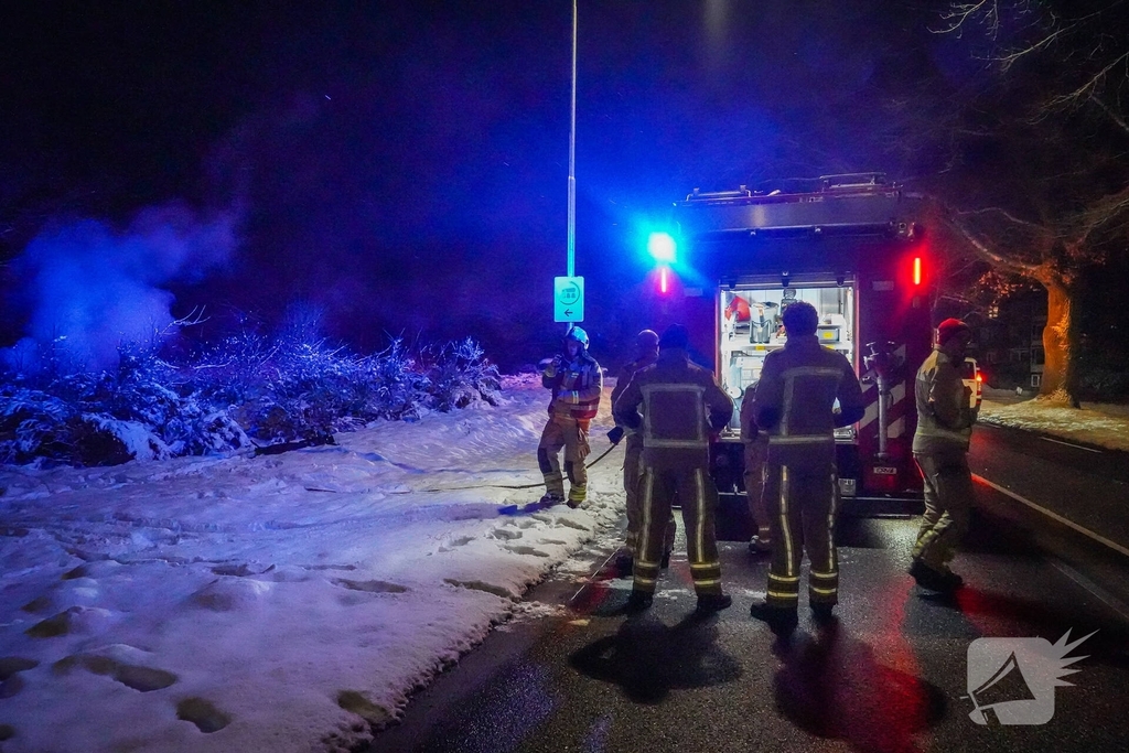Scooter gaat in vlammen op