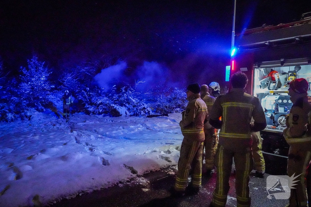 Scooter gaat in vlammen op