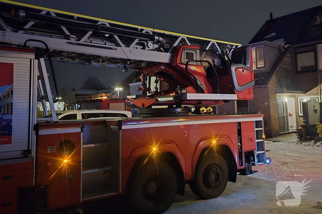 Bewoners geëvacueerd na brand op zolder