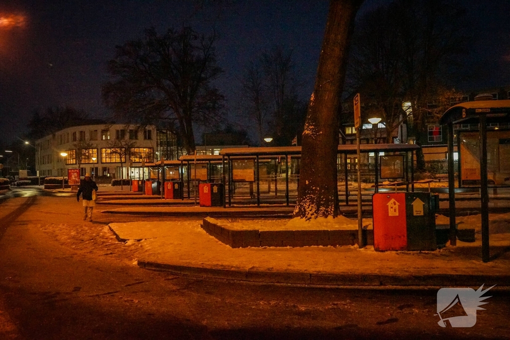 Openbaar vervoer stilgelegd door winterse omstandigheden