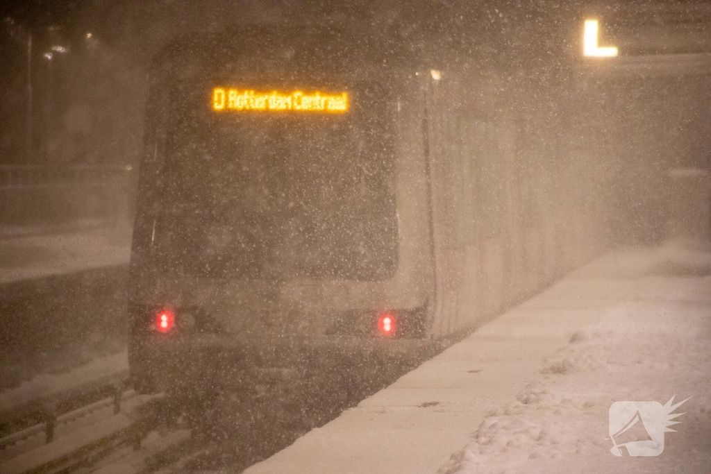 Code oranje vanwege forse sneeuwzone in ochtendspits