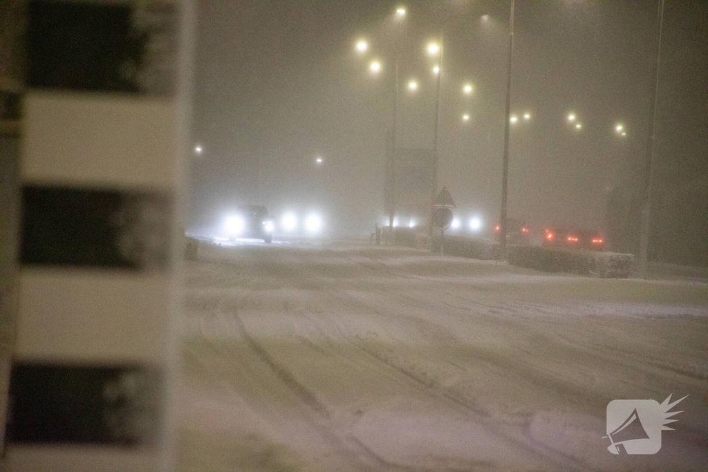 Code oranje vanwege forse sneeuwzone in ochtendspits