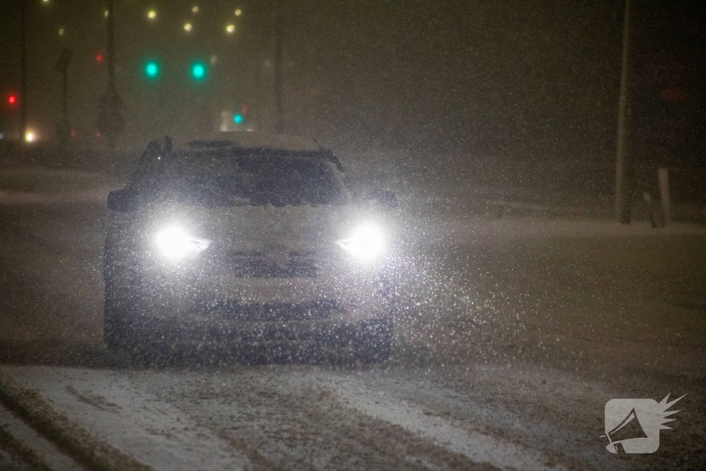 Code oranje vanwege forse sneeuwzone in ochtendspits