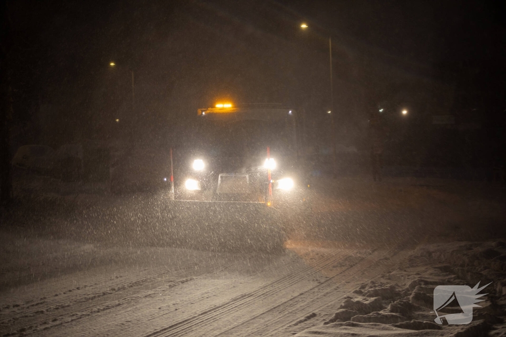 Code oranje vanwege forse sneeuwzone in ochtendspits