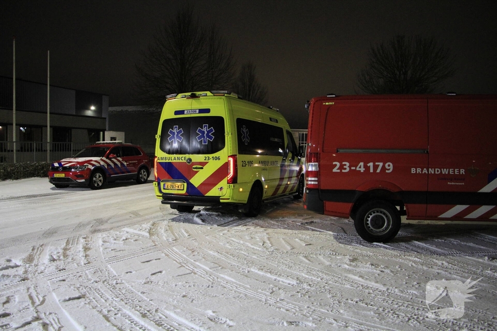 Vrachtwagen betrokken bij ongeval in pand