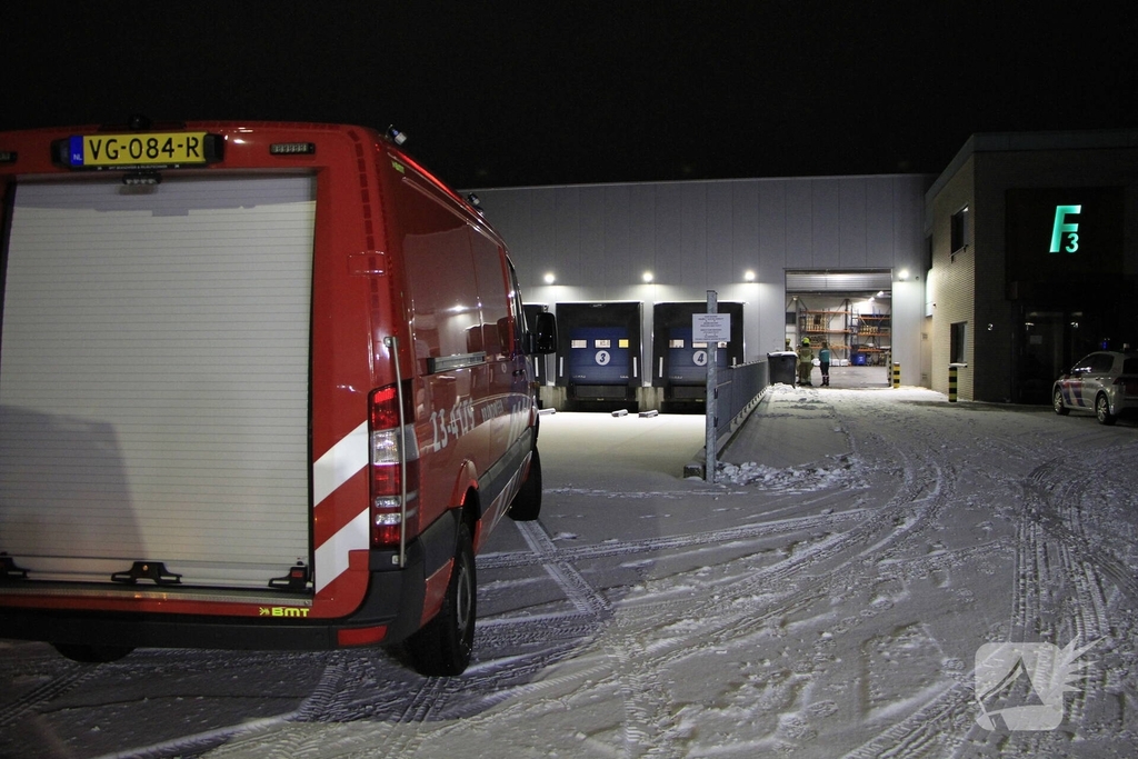 Vrachtwagen betrokken bij ongeval in pand