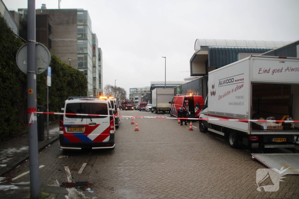 Zeer grote brand in zorgflat