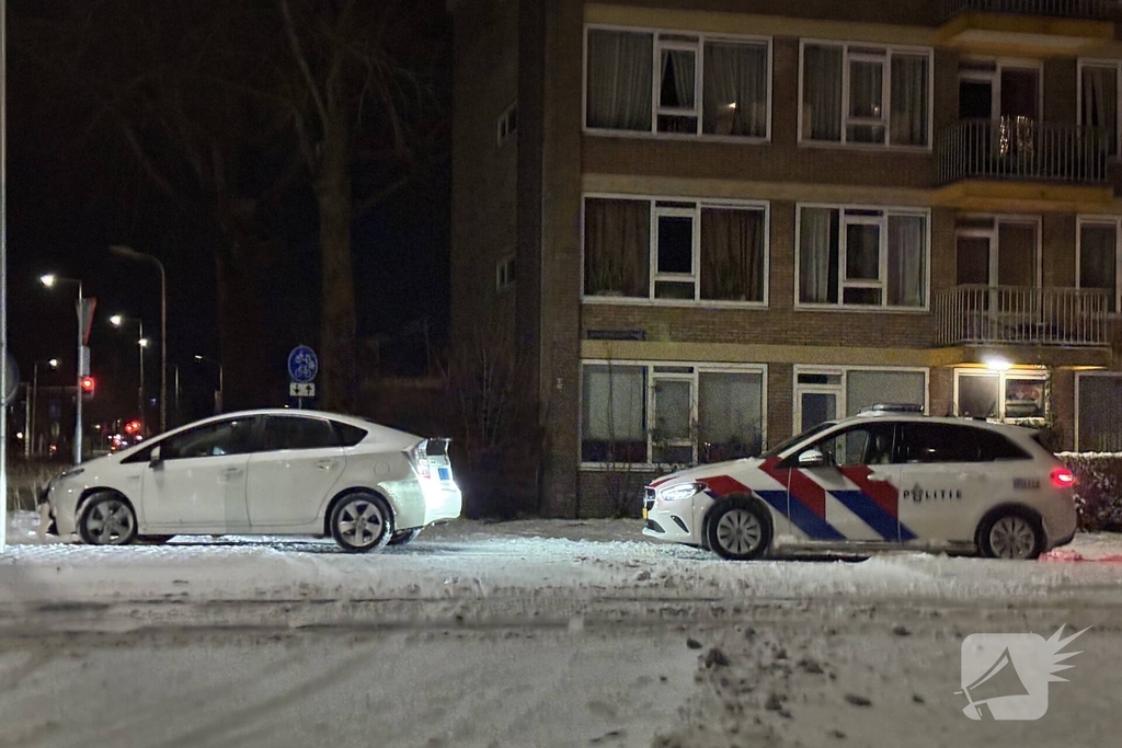 Taxi betrokken bij ongeval in de nacht