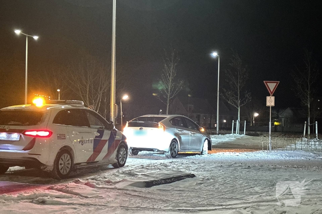 Taxi betrokken bij ongeval in de nacht