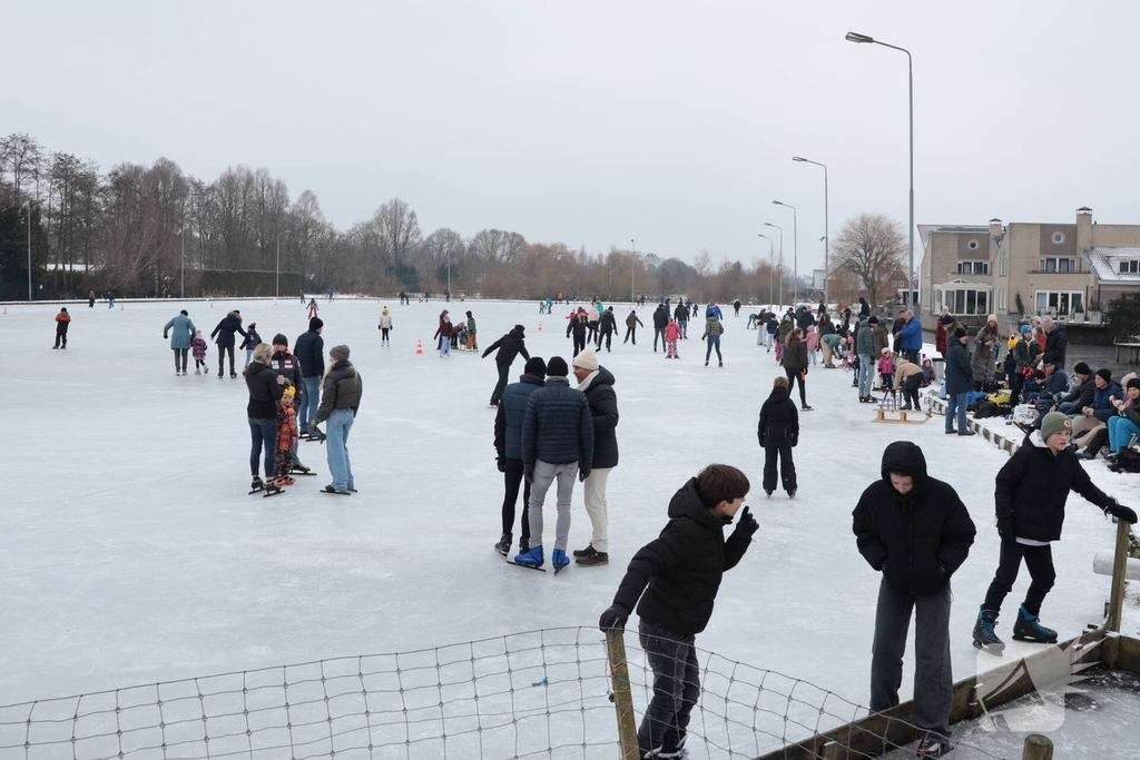 Schaatsbaan trekt grote bezoekersaantallen