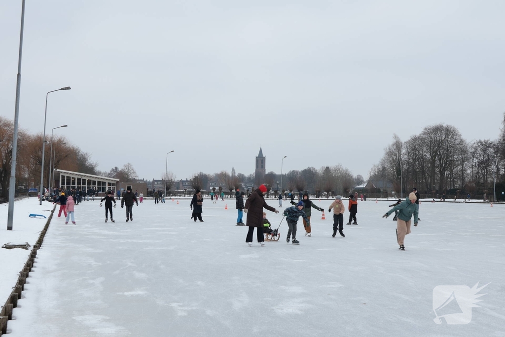 Schaatsbaan trekt grote bezoekersaantallen