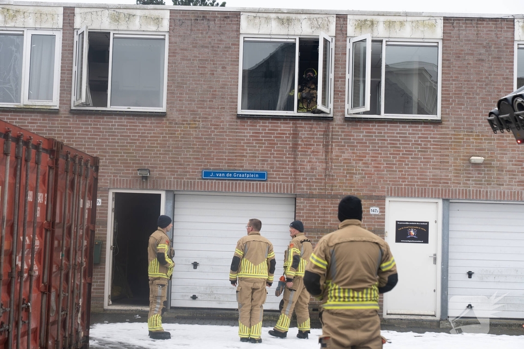 Woningbrand snel onder controle