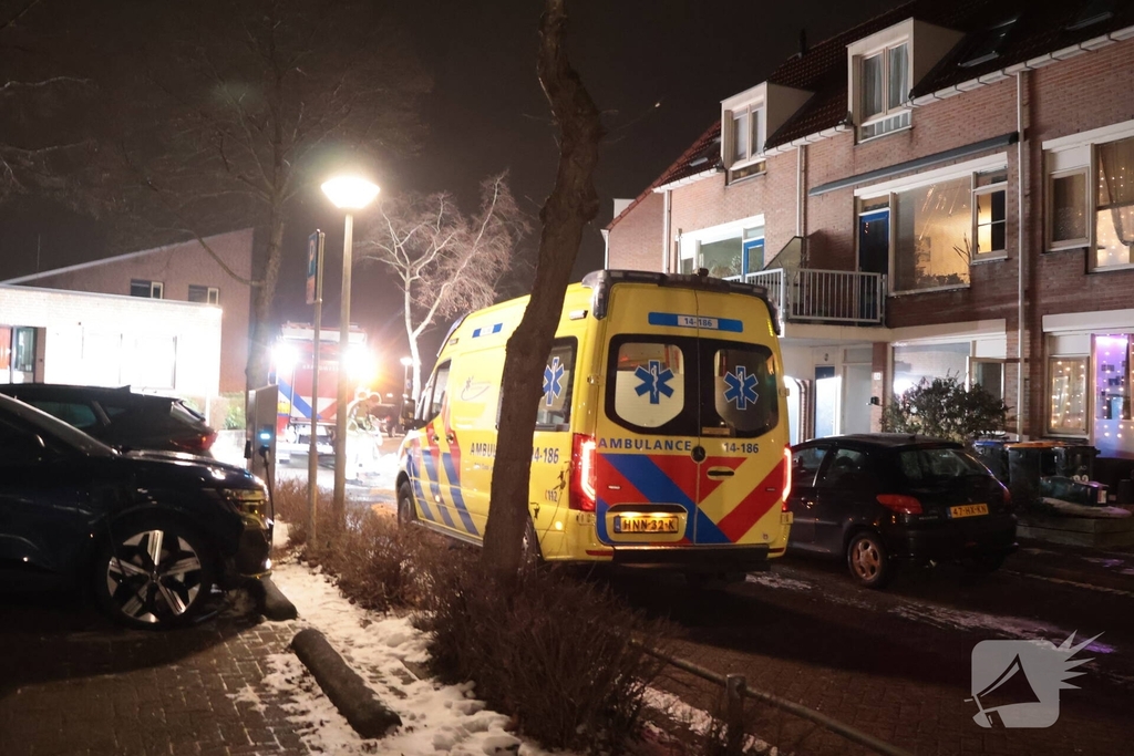 Woningbrand leidt tot gewonde bewoner