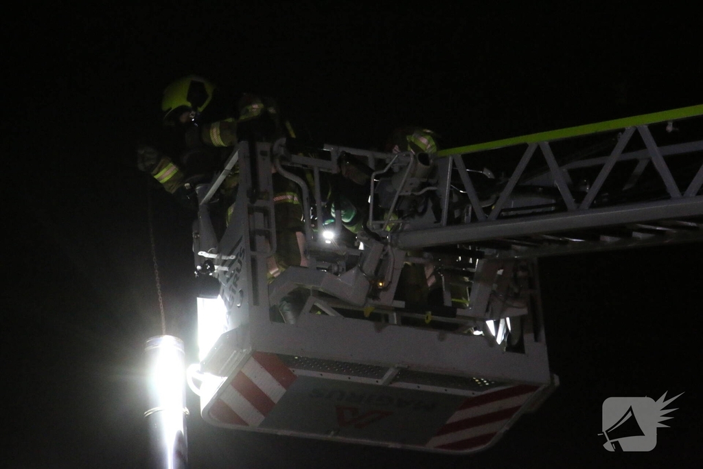 Brandweer dooft schoorsteenbrand