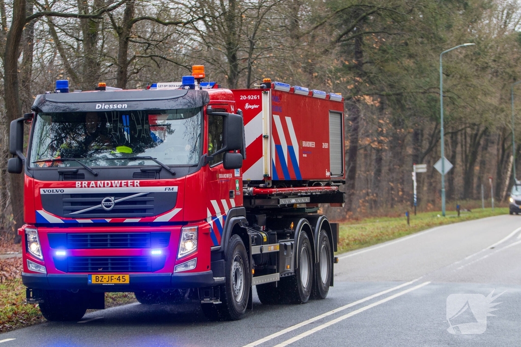 Brand in grote stal brengt vee in veiligheid