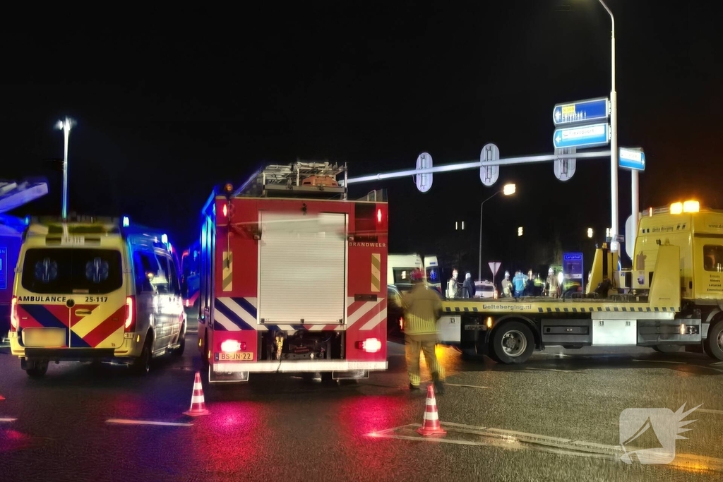 Ongeval met meerdere gewonden in Lelystad