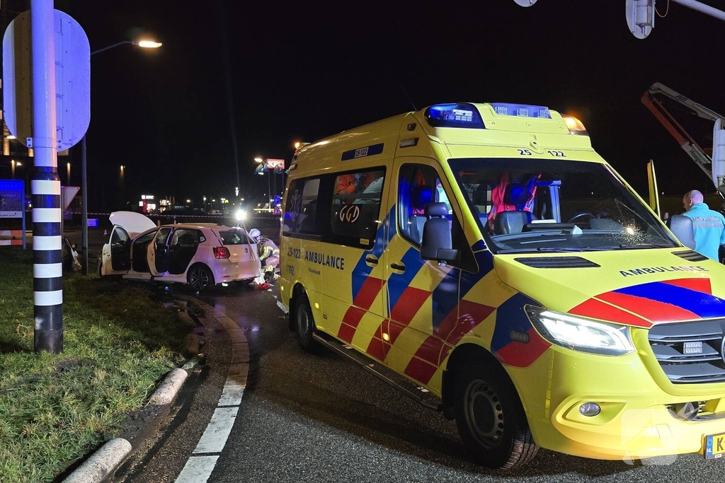 Ongeval met meerdere gewonden in Lelystad