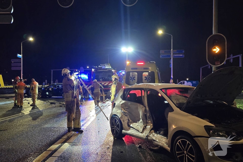Ongeval met meerdere gewonden in Lelystad