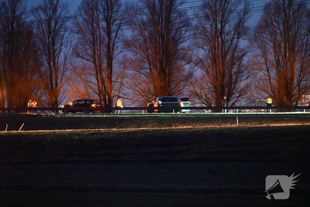 Verkeersongeluk leidt tot wegafsluiting
