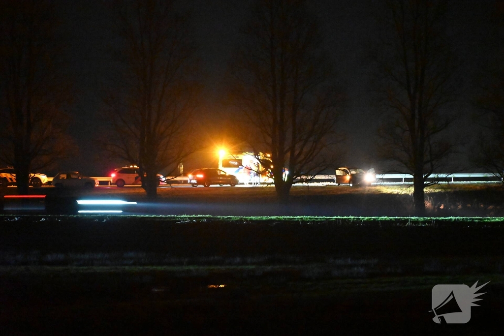 Verkeersongeluk leidt tot wegafsluiting