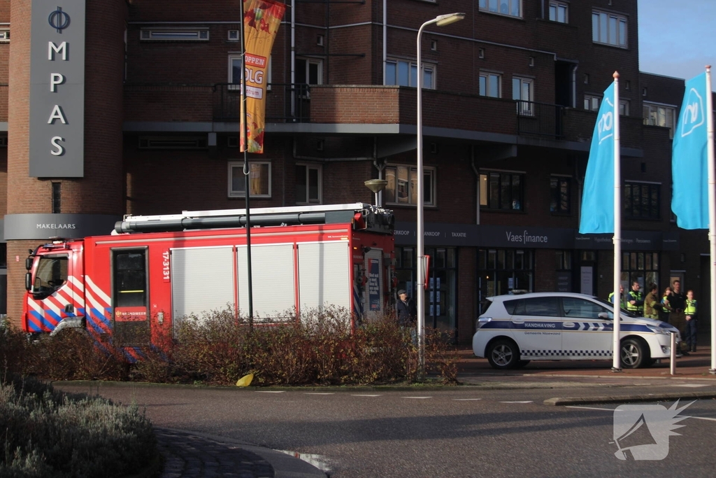 Gaslucht geroken in winkelcentrum