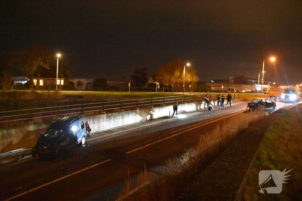 Ongeval veroorzaakt zware schade