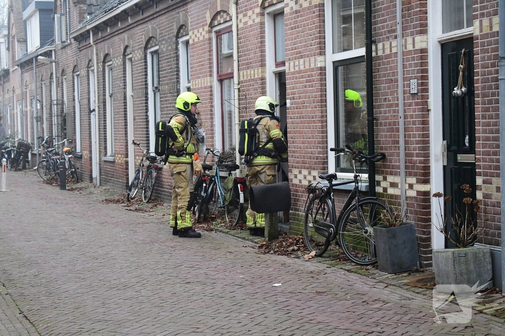 Brandweer ventileert woning vanwege teveel koolmonoxide